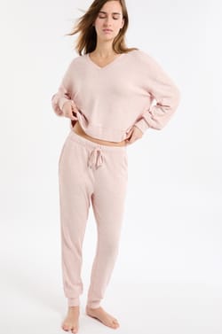 Pantalon de pyjama avec cordon;${refinementColor}