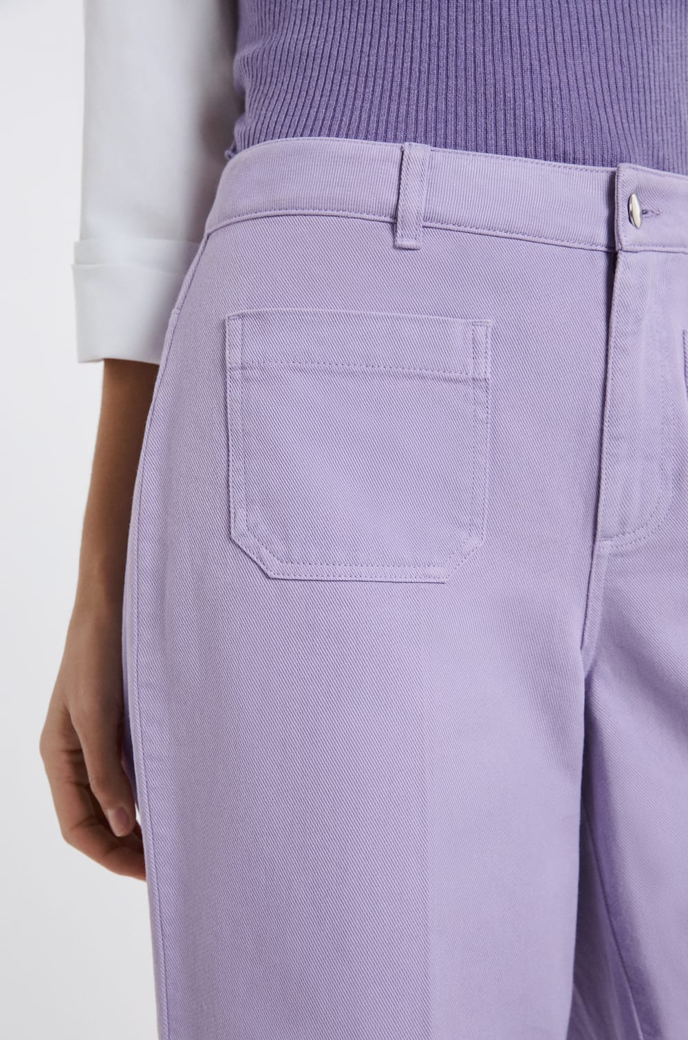 Straight Jeans with Front Pockets;${refinementColor}