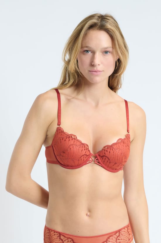 Bra N.4 - The Lightly Lined in Floral Embroidery;${refinementColor}
