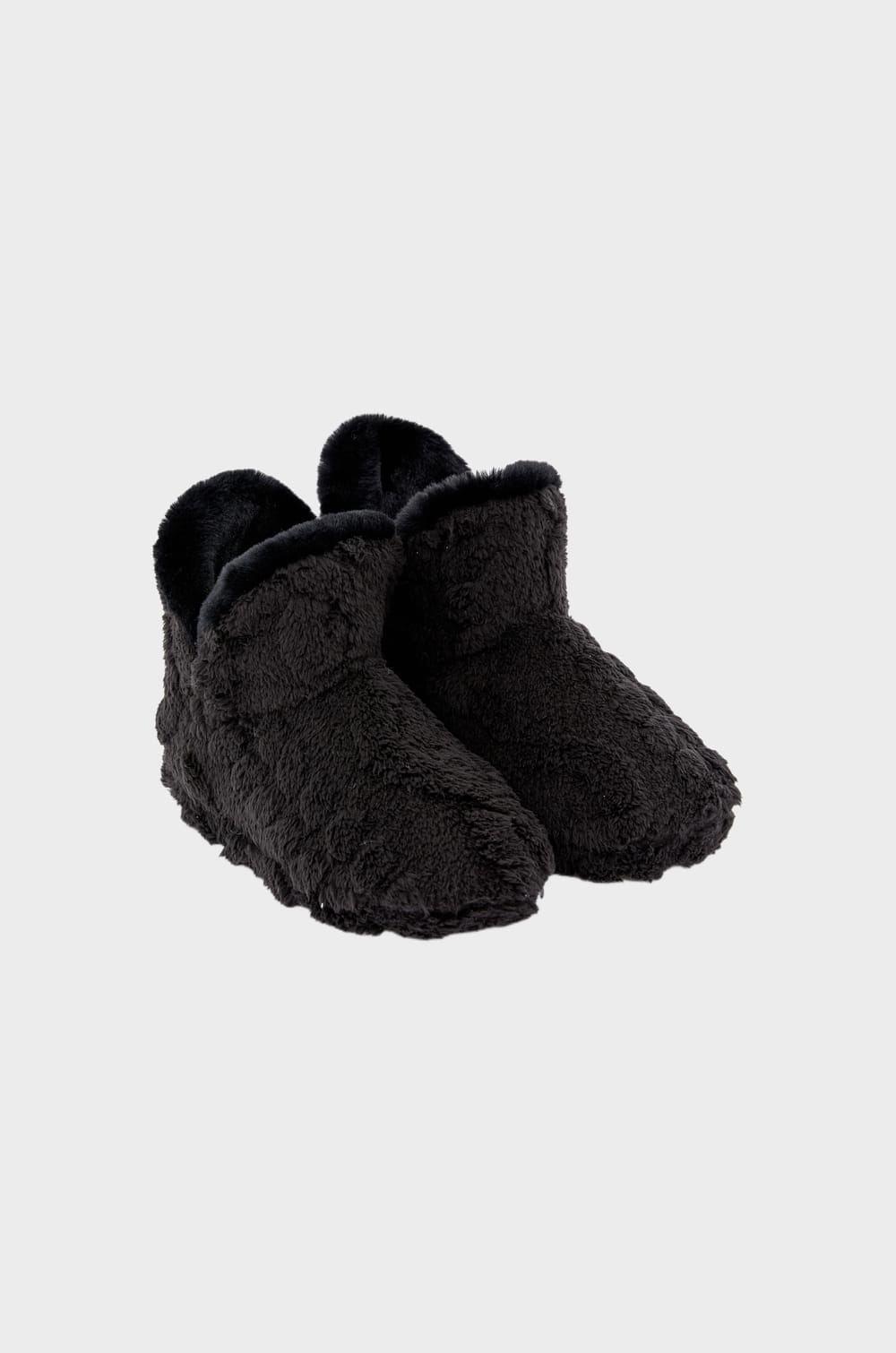 Chaussons bottines en fausse fourrure;${refinementColor}