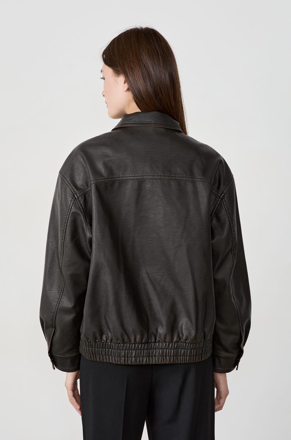 Veste effet cuir;${refinementColor}