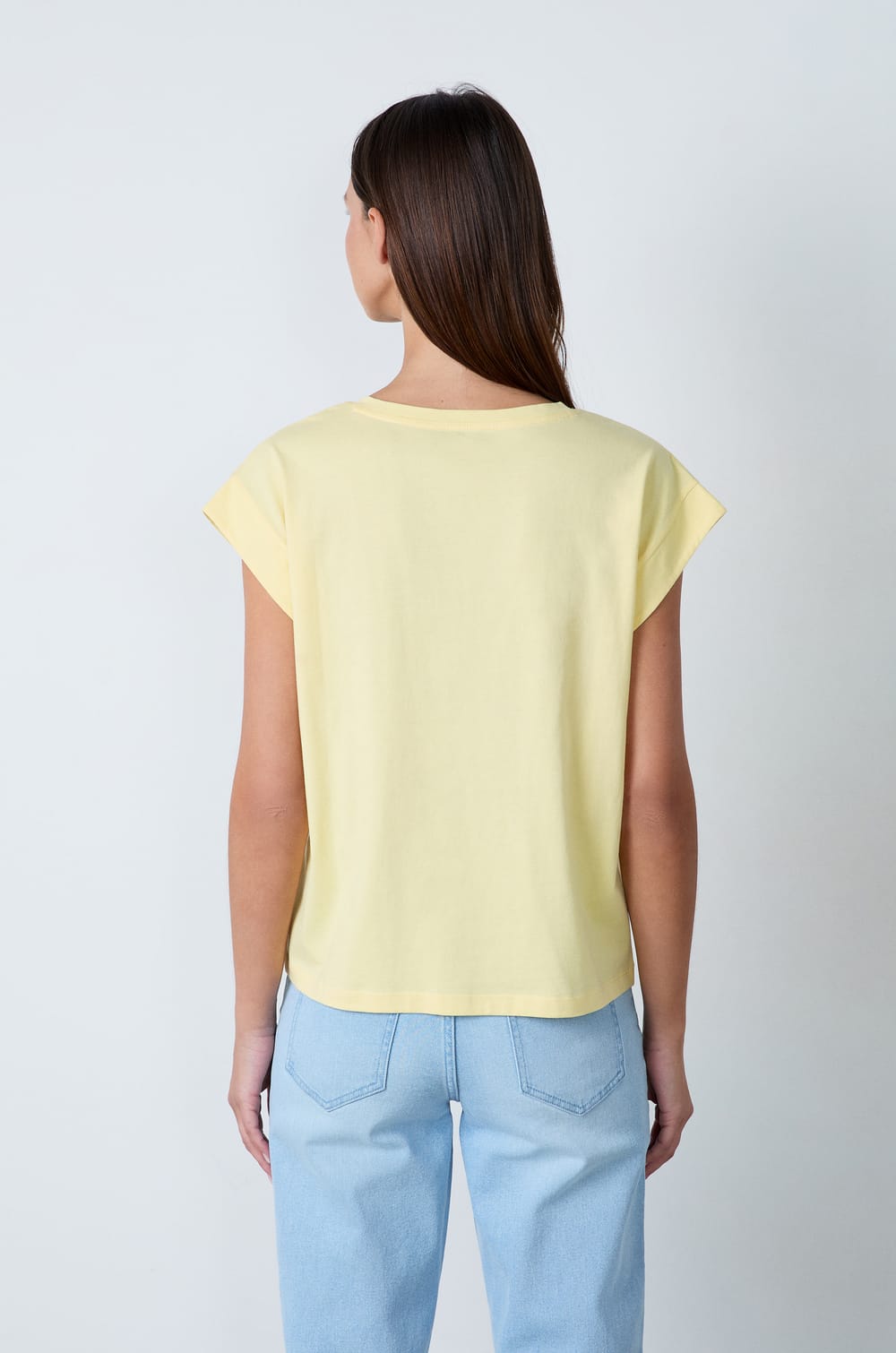 Short-sleeved cotton T-shirt;${refinementColor}