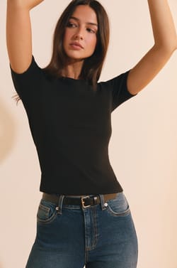 Camiseta de manga corta con algod&oacute;n;${refinementColor}