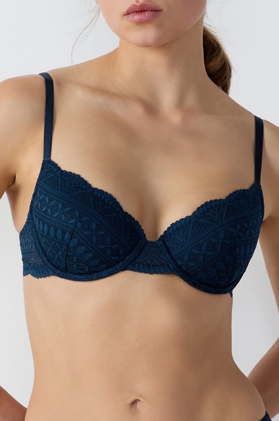 Bra No. 4 - Lightly Lined Demi Bra;${refinementColor}