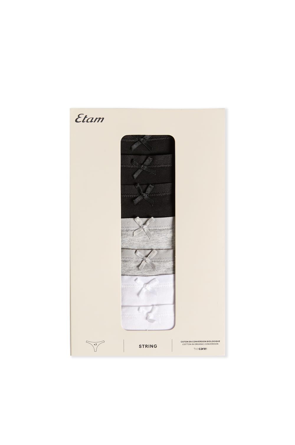 Pack of 7 Cotton Thongs;${refinementColor}