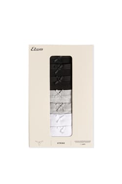 Pack of 7 Cotton Thongs;${refinementColor}