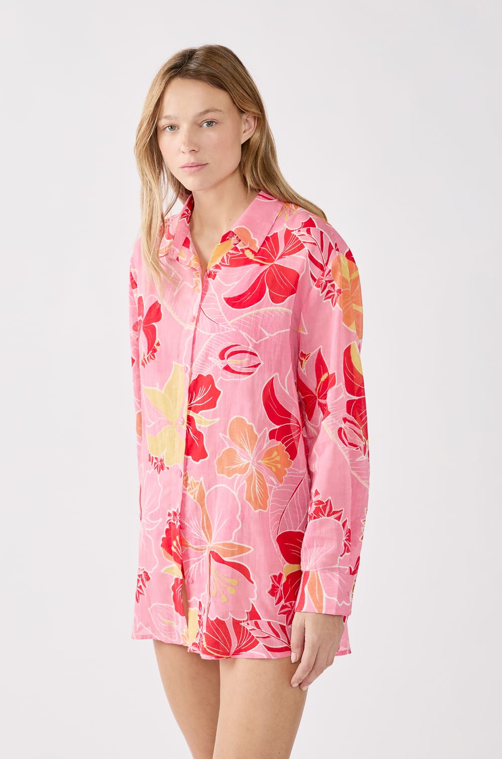Floral Beach Shirt;${refinementColor}