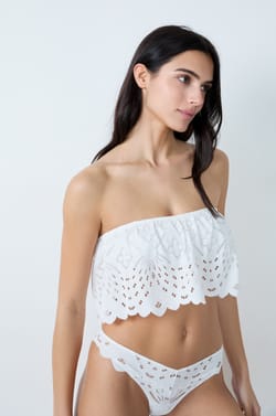 Bandeau en broderie bretelles amovibles;${refinementColor}