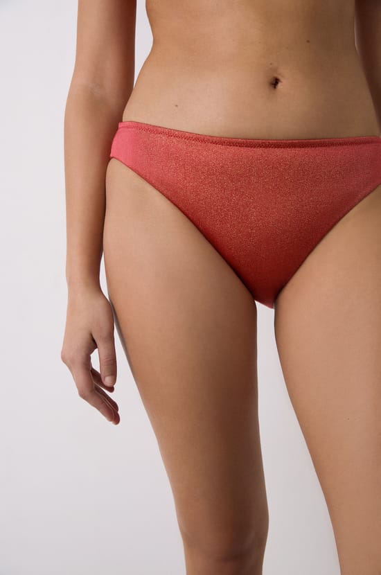 Braguita de bikini brillante;${refinementColor}