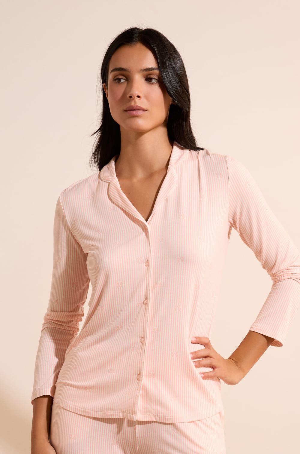 Ensemble de pyjama 2 pi&egrave;ces manches longues;${refinementColor}