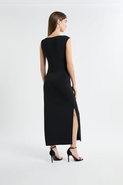 Long Fitted Dress;${refinementColor}