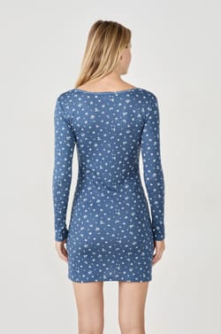 Chemise de pyjama à fleurs;${refinementColor}