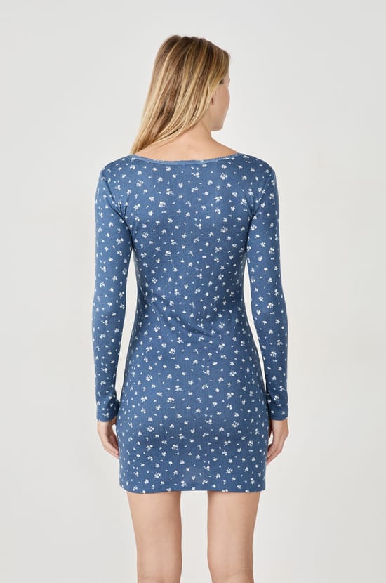 Chemise de pyjama à fleurs;${refinementColor}