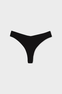 Bavlněné bezešvé tanga;${refinementColor}