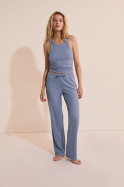 Pantalon de pyjama avec coton;${refinementColor}