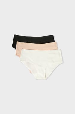 Lot de 3 shortys en coton;${refinementColor}