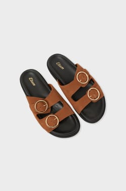 Sandalias de cuero;${refinementColor}