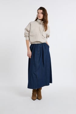 Jacket with Gold Details;${refinementColor}