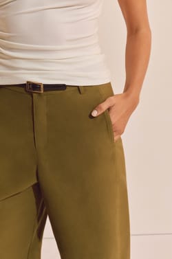 Pantalon avec coton;${refinementColor}