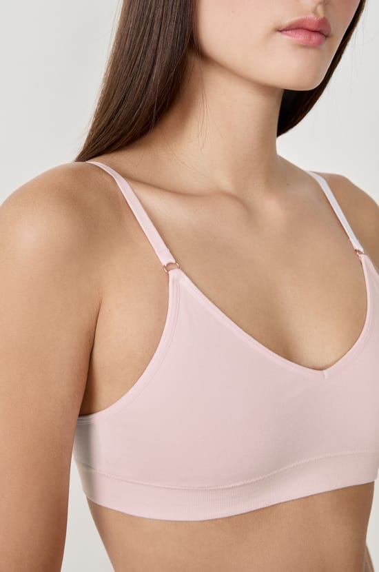 Optimal comfort cotton bralette;${refinementColor}