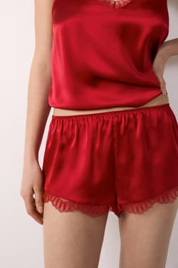 Seidenshorts mit Spitzendetails;${refinementColor}
