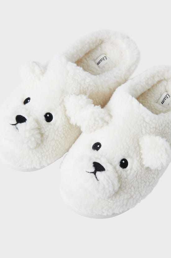 Bear Mule Slippers;${refinementColor}