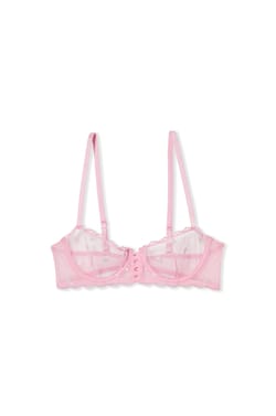Soutien-gorge N.9 - Balconnet en tulle &agrave; motifs;${refinementColor}