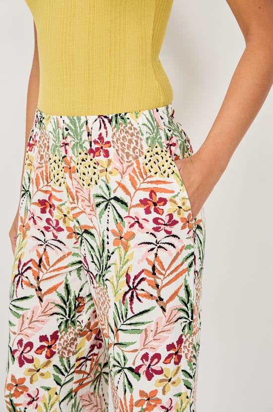 Pantalon de pyjama à imprimés;${refinementColor}