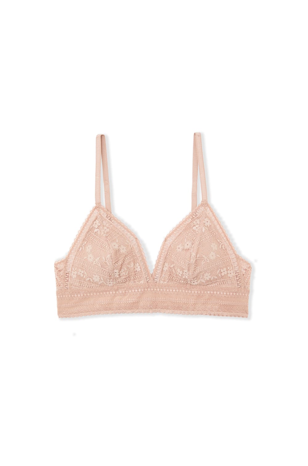 Bra N.8 - The Wireless Triangle Bra in Lace;${refinementColor}