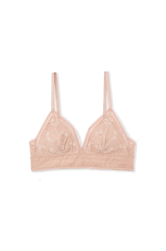 Bra N.8 - The Wireless Triangle Bra in Lace;${refinementColor}