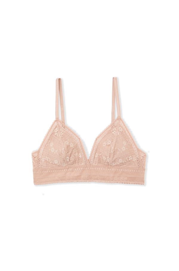 Bra N.8 - The Wireless Triangle Bra in Lace;${refinementColor}