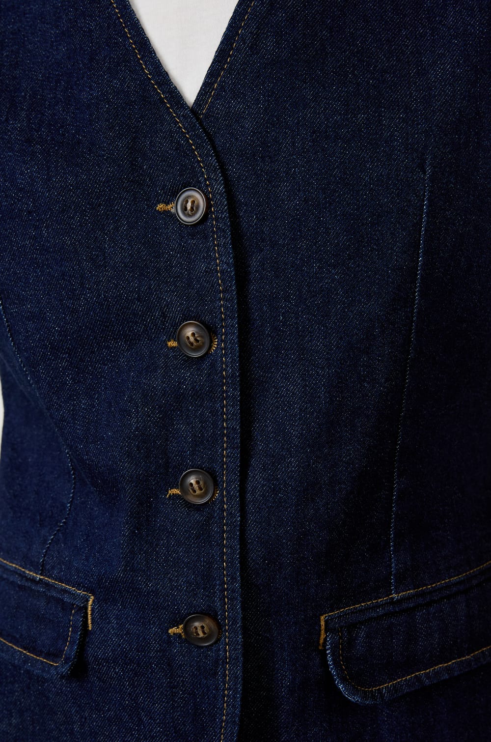  Gilet sans manches à boutons;${refinementColor}