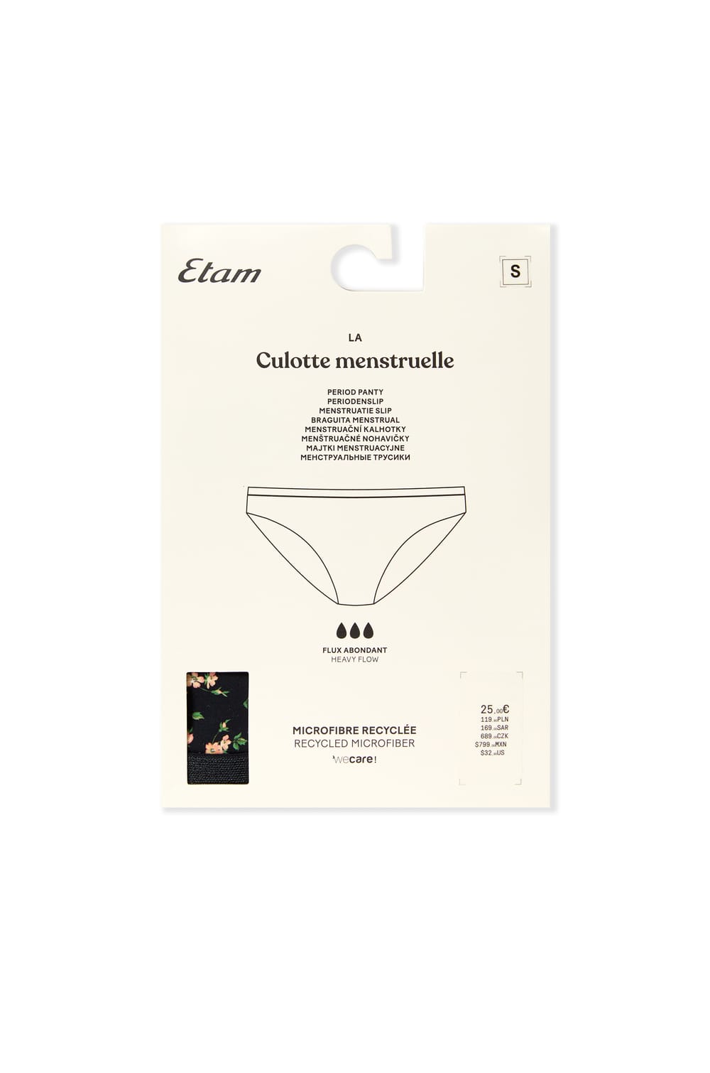 Culotte menstruelle - Flux abondant;${refinementColor}