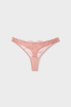 Lace Thong;${refinementColor}