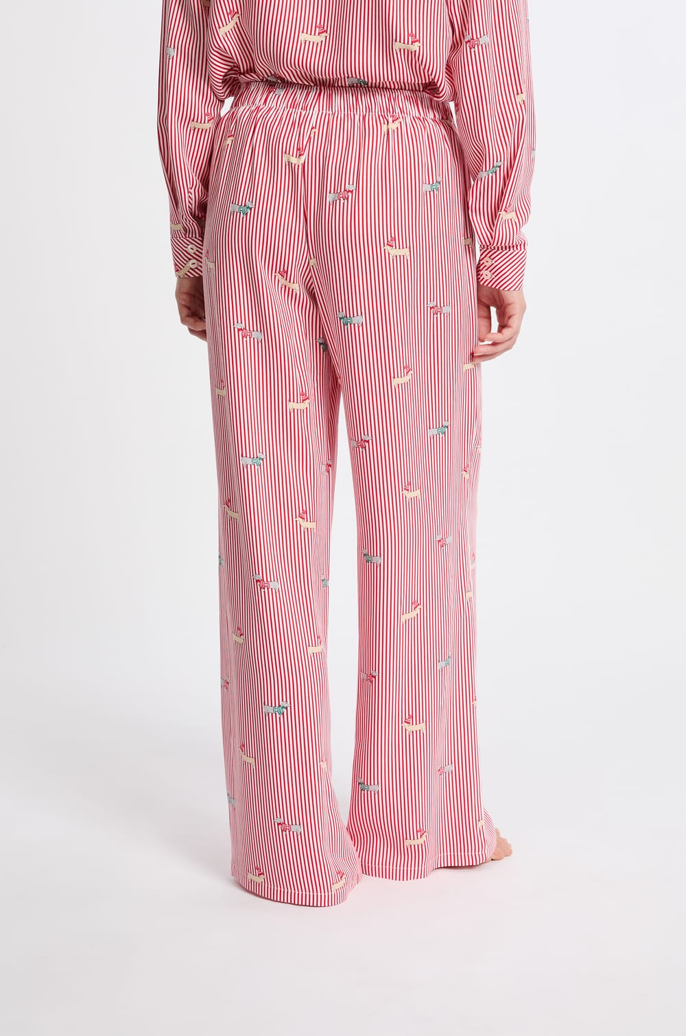 Pantalon de pyjama à motifs;${refinementColor}