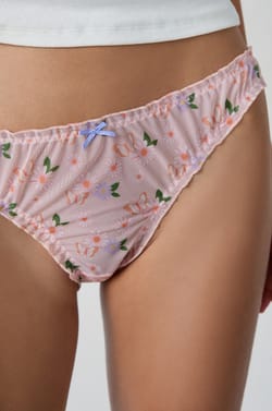 Bedruckte Bloomer-Slip;${refinementColor}