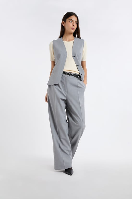 Pantalon de tailleur large;${refinementColor}