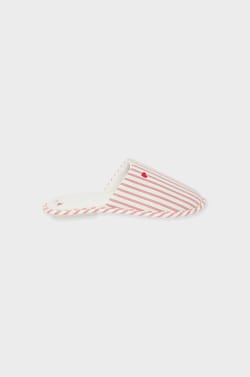 Heart Pattern Mules Slippers with Cotton;${refinementColor}