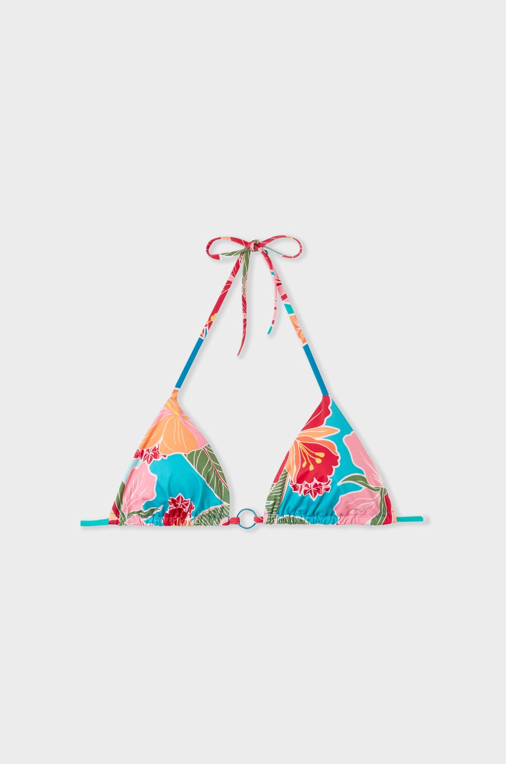 Triangle haut de maillot à motifs;${refinementColor}