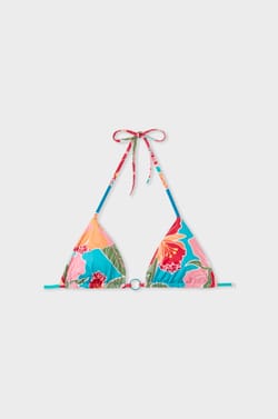 Triangle haut de maillot à motifs;${refinementColor}