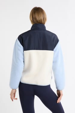Veste effet polaire à imprimé "ski club";${refinementColor}