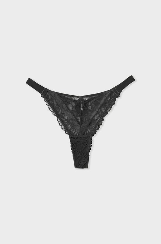 Lace Thong;${refinementColor}