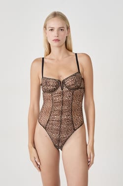 Body en tulle léopard;${refinementColor}