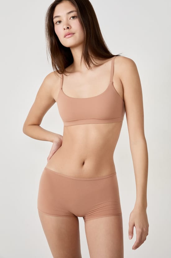 Microfiber Boyshort;${refinementColor}