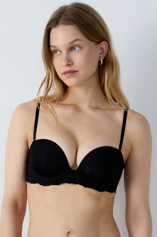 Strapless Push-Up Bra;${refinementColor}