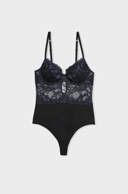 Bügel Body aus Spitze und Tüll;${refinementColor}