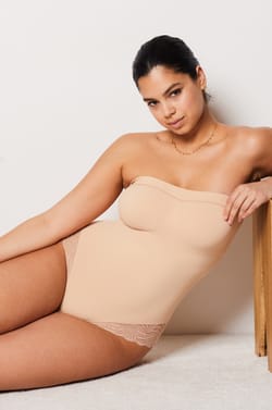 Body gainant  bretelles amovibles - maintien léger;${refinementColor}