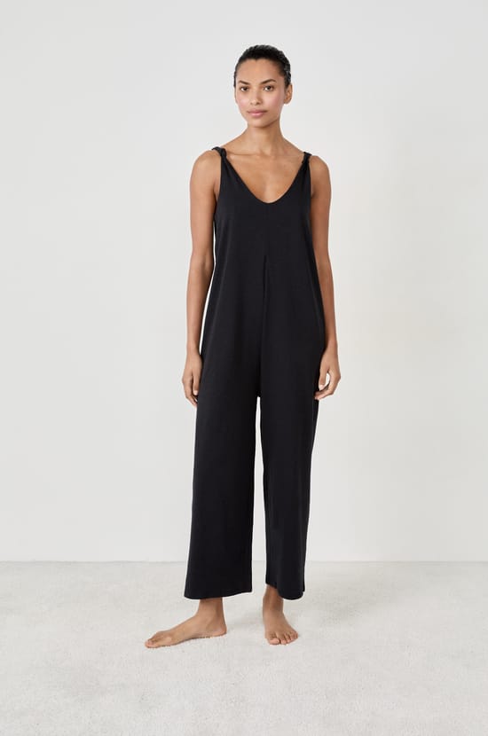 Combinaison de pyjama large en coton;${refinementColor}