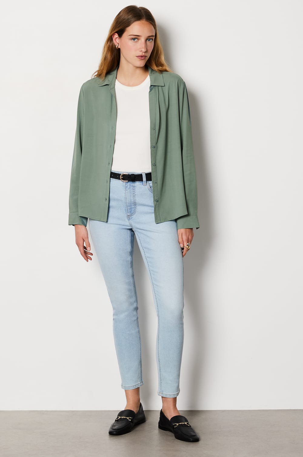 Long-sleeved shirt - NOVILA - KAKI - ETAM 