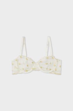 Bra N.9 - Balconette with Lemon Embroidery;${refinementColor}